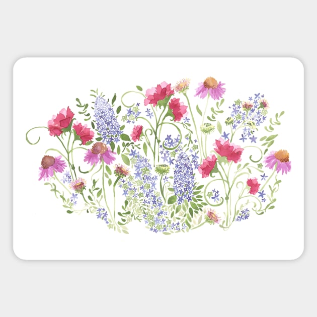 Flowering Meadow Magnet by marlenepixley